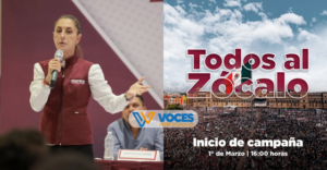 Invita Claudia Sheinbaum a su inicio de campaña para la presidencia de México