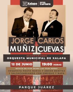 Gran concierto de Jorge Muñiz y Carlos Cuevas en Xalapa
