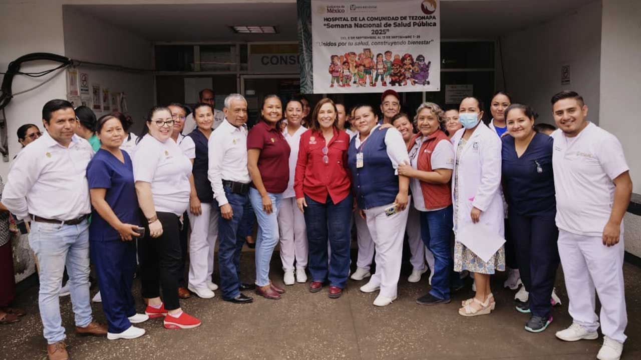 Me da tranquilidad ver los anaqueles llenos: Gobernadora supervisa Hospital de Tezonapa