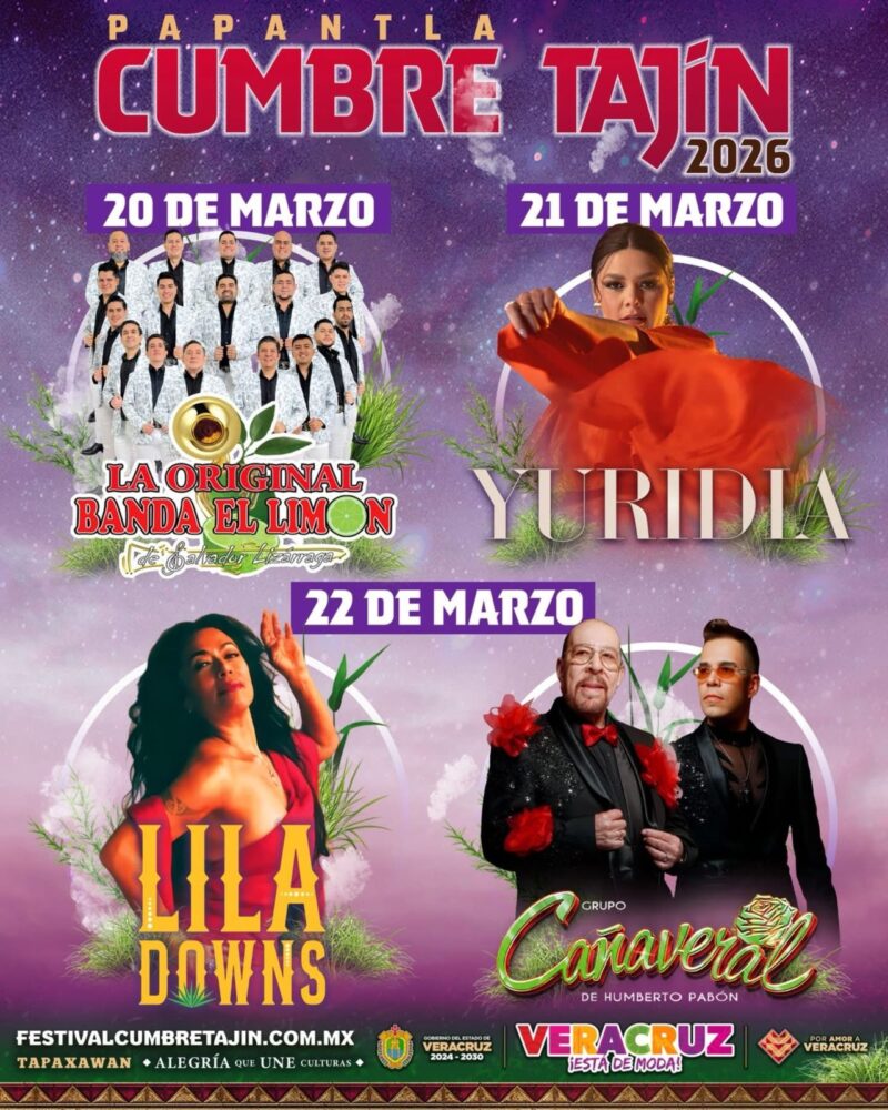 Anuncia Rocío Nahle cartelera artística que hará vibrar las noches de Cumbre Tajín