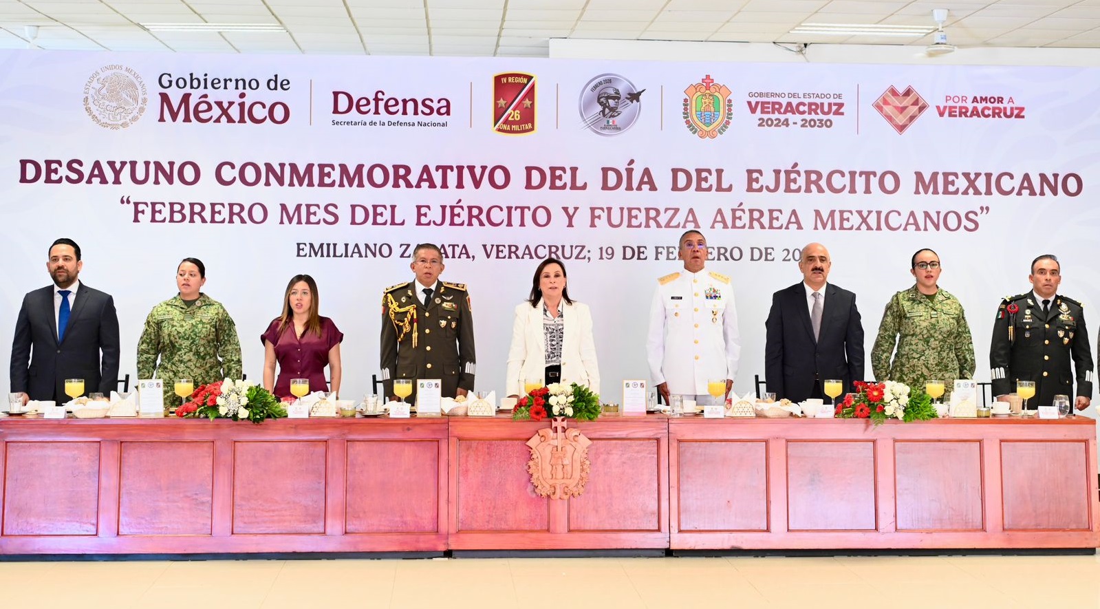 Conmemora Congreso de Veracruz el Día del Ejército Mexicano