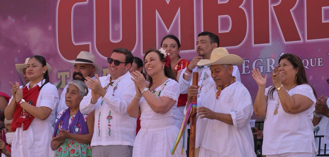 Rocío Nahle inaugura Cumbre Tajín, espacio de memoria viva y orgullo cultural