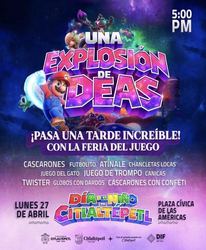 Citlaltépetl celebrará a la niñez con “La Feria del Juego”